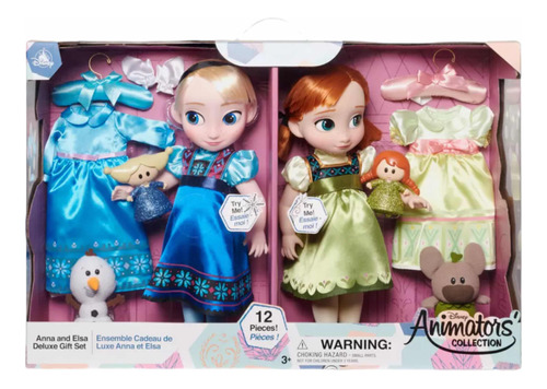 Muñecas Animators Frozen Ana Y Elsa Disney Store Original
