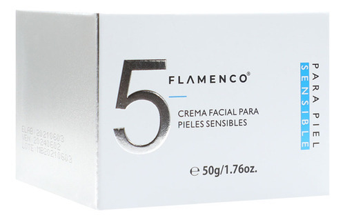 Crema Facial Para Pieles Sensibles 50g Flamenco