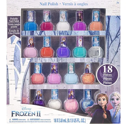 Esmaltes Niñas Disney Frozen 2 Set 18 Esmaltes Original