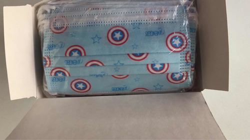 Imagen 9 de 10 de Mascarilla Quirúrgica Niños Varios Diseños