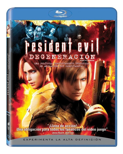 Resident Evil: Degeneración Blu Ray Película Nuevo