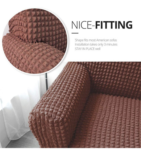 Funda For Sofá De Tres Plazas Protector De Muebles Con
