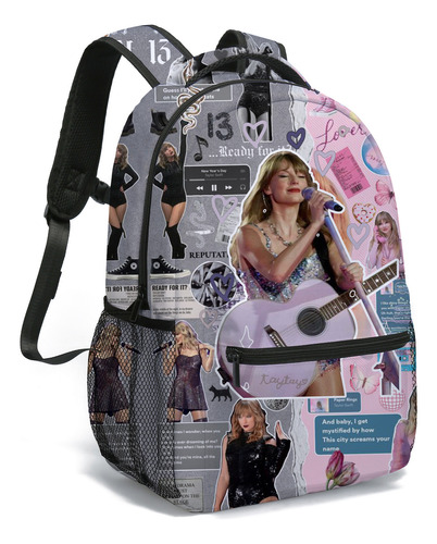 Moda Taylor Swift Mochila Para Estudiantes De Primaria Y Secundaria