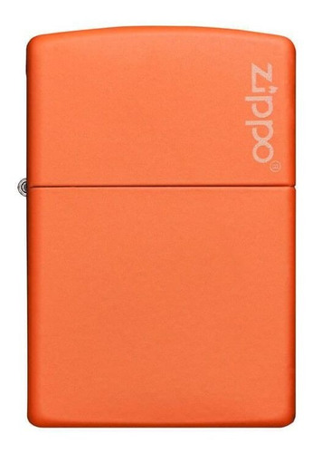 Imagem 3 de 3 de Isqueiro Zippo 231zl Classic Logo Laranja Original C/ Fluido