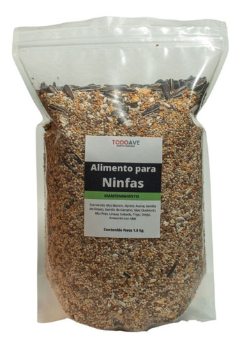 Ninfas Mantenimiento 1.8kg Mixtura De Semillas