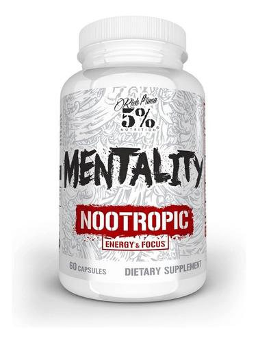 Nootropico 60cap 5% Nutrition - Unidad a $5332