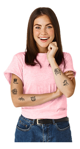 12 Tatuagem De Pele Removivel Feta Ana Castela Decoração