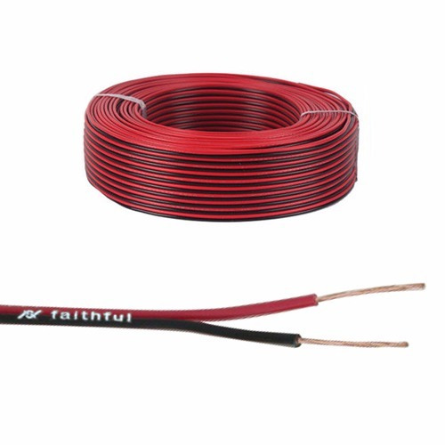 Rollo Cable Bafle Parlantes Potencia 2x0,75 Mm Faithful 50 M