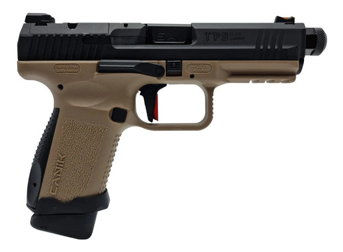 Pistola Airsoft Canik Tp 9 Elite Blowback 6mm Green Gas