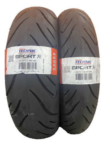 Par Pneu Honda Cbr600 120/70-17 180/55-17 Technic Sport R