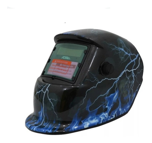 Careta Electronica Para Soldar 9 Sombras Azul Electrico