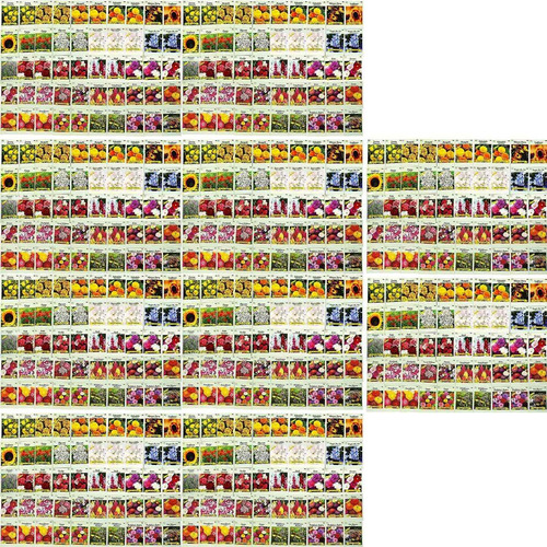 Set Of 500 Assorted Flower Seed Packets! Flower Seeds In Bul