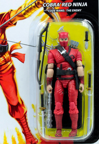 Gi Joe Comic Series Cobra Enemy Red Ninja The Enemy