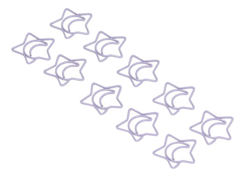 Clipes De Papel Pequenos, 100 Unidades Em Forma De Estrela R