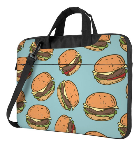 Hamburguesa Queso Funda Para Portatil Bolso Bandolera Asa 13