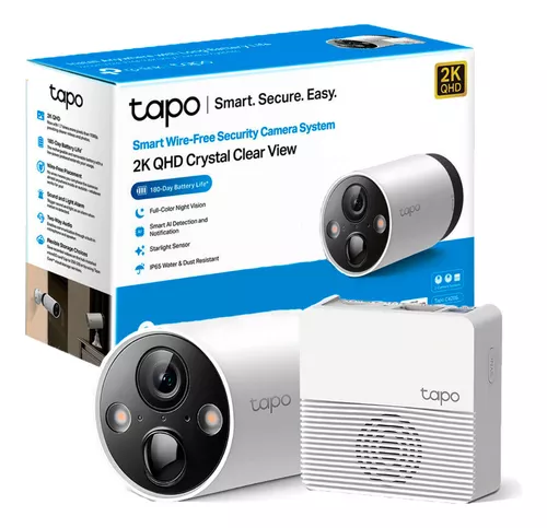 Tapo C400S2, Cámaras de Vigilancia Inteligente con Batería