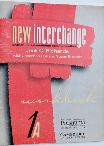 New Interchange, Workbook 1a, Jack Richards, Cambridge