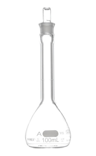 Matraz Volumetrico 100 Ml Certificado Pyrex