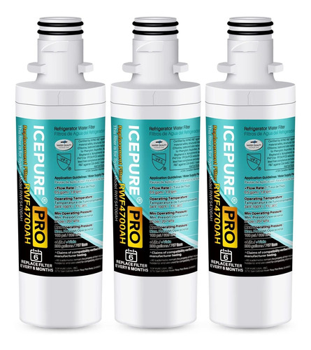 Icepure Pro Adq74793501 Nsf401&473&42 Reemplazo Certificado