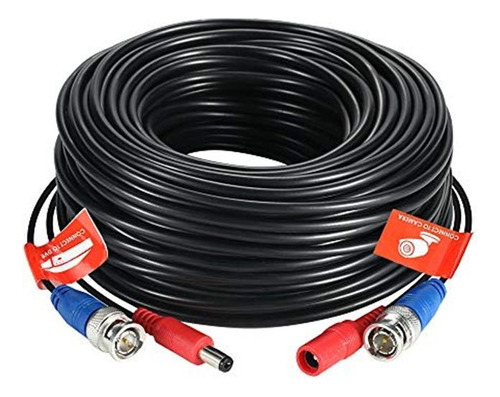 Zosi 1pack 100ft (30m) Ahd-tvi Bnc Video Macho Toma De Corr