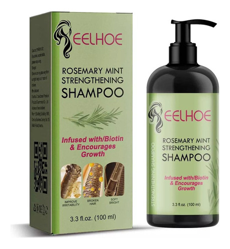 Champú Fortalecedor De Mielle Organics Spice Mint