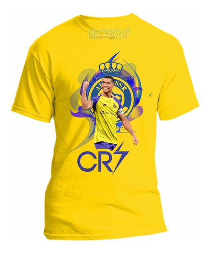 Playera Cristiano Ronaldo Cr7 Al Nassr Colores