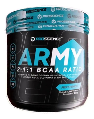 Army Bcaa Glutamina Hmb Aminos 