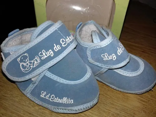 Zapatitos Tela No Caminante Bebe