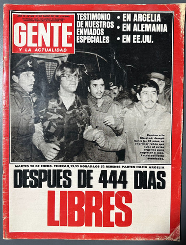 Gente N° 809 Andrea Del Boca Bruno Gelber Enero 1981