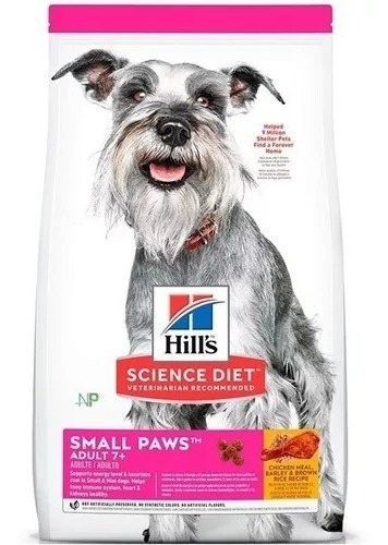 Hills Perro Adulto 7+ Small Paws 2,04 Kg