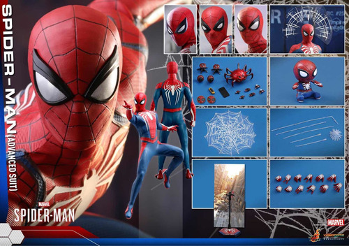 Spider-man Advanced Suit 1/6 Marvel Hot Toys Parker Vgm31