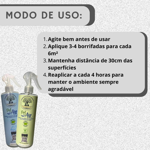 Kit Eliminador Odor Vegano 2x500ml Profissional Brisa Leve