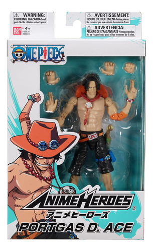 Figura Muñeco Ace One Piece Bandai Anime Juguete Coleccion