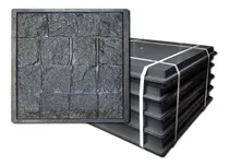 Comprar Molde Para  Baldosas Adoquín Recto Grande X 10 Unidades.
