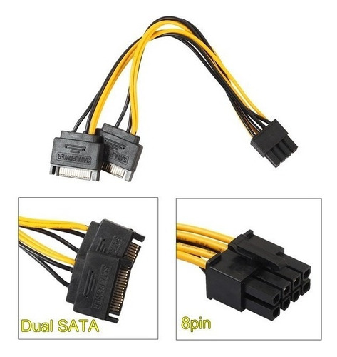 Cable Molex De 8 Pines Para Tarjeta De Video