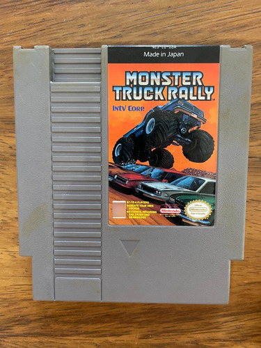 Monster Truck Rally Nes Nintendo Excelente Estado