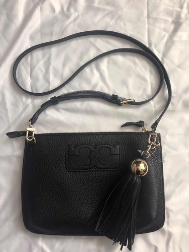 Bolsa Tory Burch Crossbody Piel Negra Original Nueva | Envío gratis