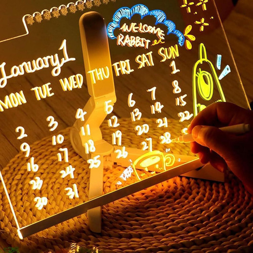 Tablero Luz For Niños,tablero Dibujo Led,acrílico
