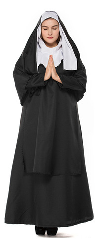 Disfraz De Monja Habit Para Mujer, Halloween, Hermana Christ