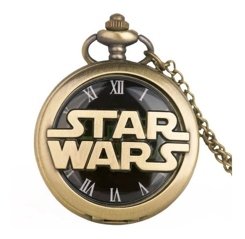 Imagen 1 de 6 de Reloj De Bolsillo De Star Wars Regalo Guerra De Las Galaxias