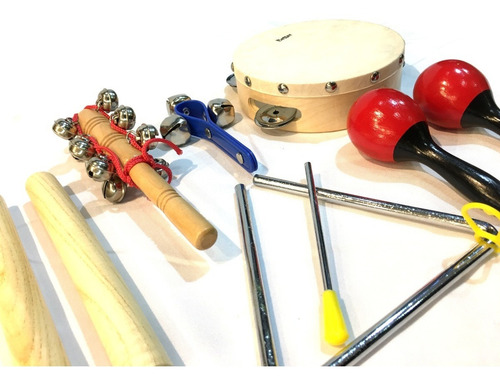 Besser Lt6a Kit Set Percusion Infantil Niños Escuela + Bolso