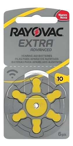 Pilas Audífono Rayovac Extra Advanced Blister 6 Pilas