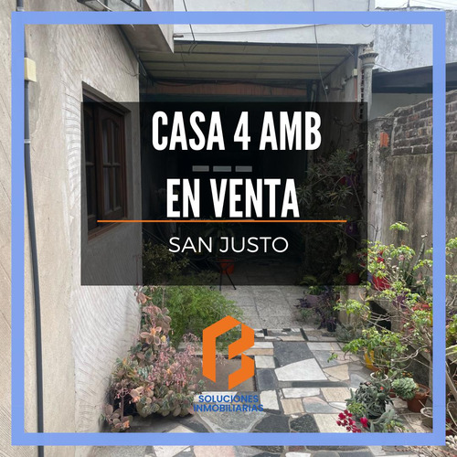 Casa En  San Justo De 4 Ambientes