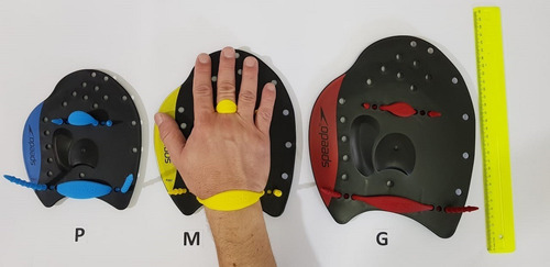 Kit Nadadeira Speedo Powerfin Speedo + Palmar Power Padle