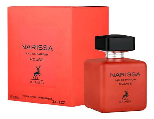 Alhambra Narissa Rouge Eau De Perfume Para Ella 3.4 Fl Oz/10