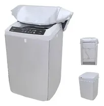 Comprar Funda Para Lavadora Carga Superior + 4 Bases Antivibración 