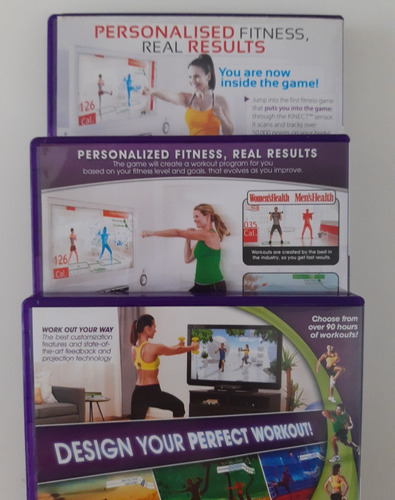 Coleção Your Shape Fitness Evolved Xbox 360 Original 3 Jogos