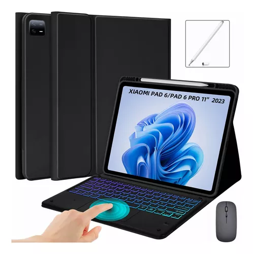 Funda Teclado Táctil Con Mouse+ Lapiz Para Xiaomi Mi Pad 6