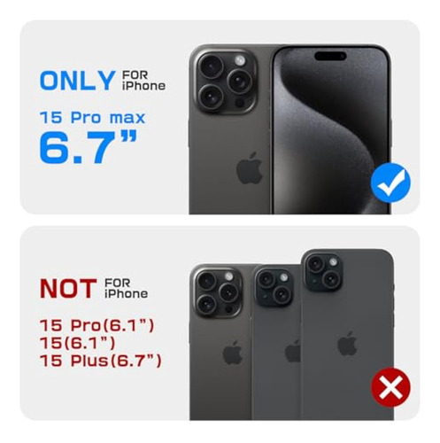 Capa Supcase Para iPhone 15 Pro Max Com Câmera