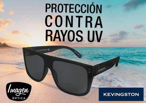 Imagen 3 de 8 de Kevingston Lentes Sol Anteojos Hombre Gafas Kvn Tiverton